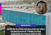 MOQUEGUA | BEBÉ DE 15 DÍAS LUCHA POR SU VIDA EN MOQUEGUA: FAMILIA PIDE AGILIZAR SU TRASLADO A UN HOSPITAL DE MAYOR COMPLEJIDAD.