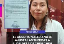 CHEN CHEN | EL GORDITO VALERIANO LE AJUSTA LAS TUERCAS A ALCALDESA DE CHEN CHEN.