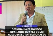 MOQUEGUA | DESIGNAN A FRANCISCO GRANADOS CUAYLA COMO NUEVO DIRECTOR REGIONAL DE AGRICULTURA.