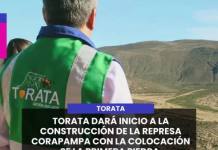 MOQUEGUA | TORATA DARÁ INICIO A LA CONSTRUCCIÓN DE LA REPRESA CORAPAMPA CON LA COLOCACIÓN SE LA PRIMERA PIEDRA.