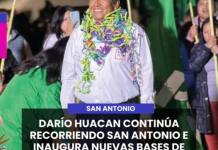 SAN ANTONIO | DARÍO HUACAN CONTINÚA RECORRIENDO SAN ANTONIO E INAUGURA NUEVAS BASES DE APOYO.