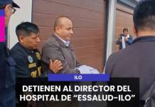 MOQUEGUA | DETIENEN AL DIRECTOR DEL HOSPITAL DE ESSALUD-ILO.