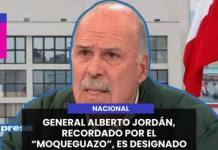 NACONAL | GENERAL ALBERTO JORDÁN, RECORDADO POR EL “MOQUEGUAZO”, ES DESIGNADO VICEMINISTRO DE ORDEN INTERNO.