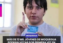 MOQUEGUA | MÁS DE 12 MIL JÓVENES DE MOQUEGUA PODRÁN VOTAR POR PRIMERA VEZ EN ELECCIONES REGIONALES Y MUNICIPALES.