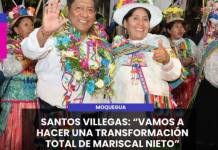 MOQUEGUA | SANTOS VILLEGAS: VAMOS A HACER UNA TRANSFORMACIÓN TOTAL DE MARISCAL NIETO.