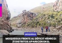 MOQUEGUA | MOQUEGUA FRENTE AL DÉFICIT HÍDRICO: 21 DISTRITOS APARECEN EN EL ESCENARIO DE PELIGRO PARA 2026-2027.