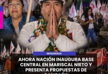 MOQUEGUA | AHORA NACIÓN INAUGURA BASE CENTRAL EN MARISCAL NIETO Y PRESENTA PROPUESTAS DE CAMPAÑA.