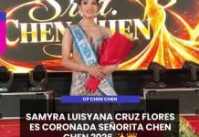 MOQUEGUA | SAMYRA LUISYANA CRUZ FLORES ES CORONADA SEÑORITA CHEN CHEN 2026.