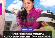 MOQUEGUA | TRANSFERENCIAS MINERAS ALCANZAN CIFRA HISTÓRICA EN 2026: ¿CUÁNTO RECIBIÓ MOQUEGUA?