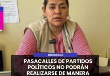 MOQUEGUA| PASACALLES DE PARTIDOS POLÍTICOS NO PODRÁN REALIZARSE DE MANERA SIMULTÁNEA.