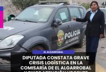 EL ALGARROBAL | DIPUTADA CONSTATA GRAVE CRISIS LOGÍSTICA EN LA COMISARÍA DE EL ALGARROBAL Y EXIGE ATENCIÓN URGENTE.