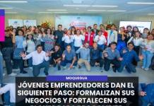 MOQUEGUA | JÓVENES EMPRENDEDORES DAN EL SIGUIENTE PASO: FORMALIZAN SUS NEGOCIOS Y FORTALECEN SUS PLANES PARA PROCOMPITE.