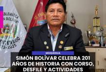 MOQUEGUA | SIMÓN BOLÍVAR CELEBRA 201 AÑOS DE HISTORIA CON CORSO, DESFILE Y ACTIVIDADES ESPECIALES