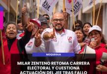 MOQUEGUA | MILAR ZENTENO RETOMA CARRERA ELECTORAL Y CUESTIONA ACTUACIÓN DEL JEE TRAS FALLO FAVORABLE DEL JNE.