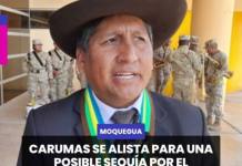 MOQUEGUA | CARUMAS SE ALISTA PARA UNA POSIBLE SEQUÍA POR EL FENÓMENO EL NIÑO
