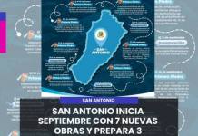 SAN ANTONIO | SAN ANTONIO INICIA SEPTIEMBRE CON 7 NUEVAS OBRAS Y PREPARA 3 INAUGURACIONES.