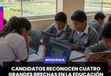 MOQUEGUA | CANDIDATOS RECONOCEN CUATRO GRANDES BRECHAS EN LA EDUCACIÓN PESE A LOS RECURSOS DEL CANON