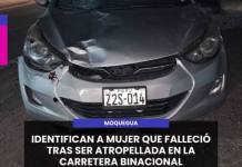 MOQUEGUA | IDENTIFICAN A MUJER QUE FALLECIÓ TRAS SER ATROPELLADA EN LA CARRETERA BINACIONAL