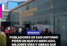SAN ANTONIO | POBLADORES DE SAN ANTONIO PIDEN UN NUEVO MERCADO, MEJORES VÍAS Y OBRAS QUE ATIENDAN OTRAS NECESIDADES