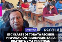 TORATA | ESCOLARES DE TORATA RECIBEN PREPARACIÓN PREUNIVERSITARIA GRATUITA Y YA REGISTRAN INGRESANTES