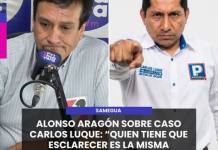 SAMEGUA | ALONSO ARAGÓN SOBRE CASO CARLOS LUQUE: QUIEN TIENE QUE ESCLARECER ES LA MISMA PERSONA