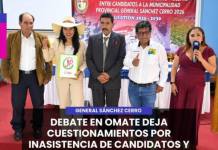 GENERAL SÁNCHEZ CERRO | DEBATE EN OMATE DEJA CUESTIONAMIENTOS POR INASISTENCIA DE CANDIDATOS Y FALTA DE COMUNICACIÓN