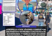 SAMEGUA | ATROPELLO A DOS JÓVENES: CONDUCTOR DIO POSITIVO EN PRUEBA CUALITATIVA DE ALCOHOLEMIA Y FAMILIA EXIGE ACLARAR USO DE MOTO DE LA JUNTA DE USUARIOS
