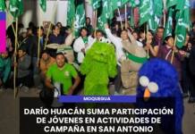 SAN ANTONIO | DARÍO HUACÁN SUMA PARTICIPACIÓN DE JÓVENES EN ACTIVIDADES DE CAMPAÑA EN SAN ANTONIO