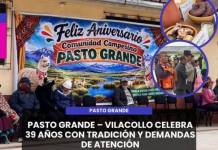 MOQUEGUA | PASTO GRANDE – VILACOLLO CELEBRA 39 AÑOS CON TRADICIÓN Y DEMANDAS DE ATENCIÓN