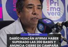 SAN ANTONIO | DARÍO HUACÁN AFIRMA HABER SUPERADO LAS 200 BASES Y ANUNCIA CIERRE DE CAMPAÑA