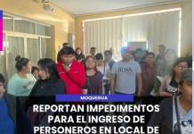 MOQUEGUA | REPORTAN IMPEDIMENTOS PARA EL INGRESO DE PERSONEROS EN LOCAL DE VOTACIÓN JUAN XXIII