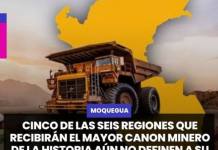 MOQUEGUA | CINCO DE LAS SEIS REGIONES QUE RECIBIRÁN EL MAYOR CANON MINERO DE LA HISTORIA AÚN NO DEFINEN A SU PRÓXIMO GOBERNADOR