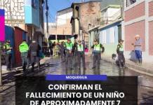 MOQUEGUA | TRAGEDIA EN MOQUEGUA: CONFIRMAN EL FALLECIMIENTO DE UN NIÑO DE APROXIMADAMENTE 7 AÑOS TRAS INCENDIO EN LA CALLE MIGUEL GRAU