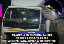 PUQUINA | TRAGEDIA EN PUQUINA: MUJER PIERDE LA VIDA TRAS SER ATROPELLADA JUNTO A SU BURRITO; CONDUCTOR HABRÍA HUIDO DEL LUGAR