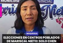 MOQUEGUA | ELECCIONES EN CENTROS POBLADOS DE MARISCAL NIETO: SOLO CHEN CHEN TIENE DEBATE CONFIRMADO
