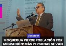 MOQUEGUA | MOQUEGUA PIERDE POBLACIÓN POR MIGRACIÓN: MÁS PERSONAS SE VAN DE LAS QUE LLEGAN