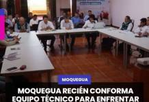 MOQUEGUA | RECIÉN CONFORMA EQUIPO TÉCNICO PARA ENFRENTAR RIESGOS POR EL NIÑO