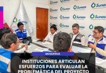 MOQUEGUA | INSTITUCIONES ARTICULAN ESFUERZOS PARA EVALUAR LA PROBLEMÁTICA DEL PROYECTO PTAR