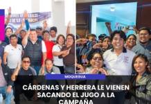 MOQUEGUA | CÁRDENAS Y HERRERA LE VIENEN SACANDO EL JUGO A LA CAMPAÑA