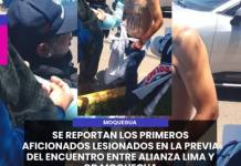 MOQUEGUA | SE REPORTAN LOS PRIMEROS AFICIONADOS LESIONADOS EN LA PREVIA DEL ENCUENTRO ENTRE ALIANZA LIMA Y CD MOQUEGUA