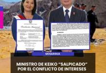MOQUEGUA | MINISTRO DE KEIKO “SALPICADO” POR EL CONFLICTO DE INTERESES