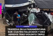 NACIONAL | TRAGEDIA EN LA PANAMERICANA SUR: CUATRO FALLECIDOS Y DIEZ HERIDOS TRAS VIOLENTO TRIPLE CHOQUE EN CAMANÁ