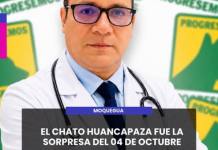 MOQUEGUA | EL CHATO HUANCAPAZA FUE LA SORPRESA DEL 04 DE OCTUBRE