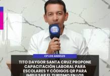 LOS ANGELES | TITO DAYGOR SANTA CRUZ PROPONE CAPACITACIÓN LABORAL PARA ESCOLARES Y CÓDIGOS QR PARA IMPULSAR EL TURISMO EN LOS ÁNGELES