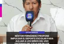 LOS ANGELES | NÉSTOR FERNÁNDEZ PROPONE IMPULSAR EL DEPORTE ESCOLAR PARA ALEJAR A LOS NIÑOS DEL USO EXCESIVO DEL CELULAR EN LOS ÁNGELES