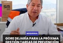 MOQUEGUA | GORE DEJARÍA PARA LA PRÓXIMA GESTIÓN TAREAS DE PREVENCIÓN ANTE EL FENÓMENO EL NIÑO