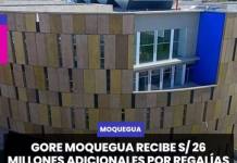 MOQUEGUA | GORE MOQUEGUA RECIBE S/ 26 MILLONES ADICIONALES POR REGALÍAS MINERAS PARA FINANCIAR OBRAS