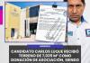 SAMEGUA | CANDIDATO CARLOS LUQUE RECIBIÓ TERRENO DE 7,035 M² COMO DONACIÓN DE ASOCIACIÓN, SIENDO FUNCIONARIO EN SAMEGUA