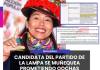QUEGUA | CANDIDATA DEL PARTIDO DE LA LAMPA SE MUÑEQUEA PROMETIENDO QOCHAS