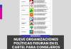 MARISCAL NIETO | NUEVE ORGANIZACIONES POLÍTICAS FIGURAN EN EL CARTEL PARA CONSEJEROS REGIONALES 2026